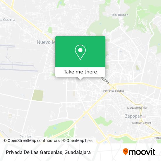 Privada De Las Gardenias map