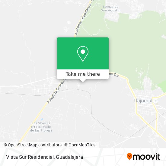 Mapa de Vista Sur Residencial