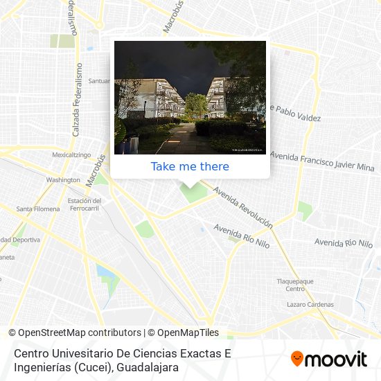 Centro Univesitario De Ciencias Exactas E Ingenierías (Cucei) map