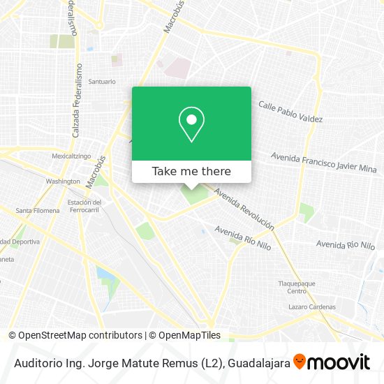 Auditorio Ing. Jorge Matute Remus (L2) map
