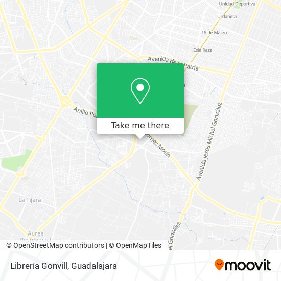 Librería Gonvill map