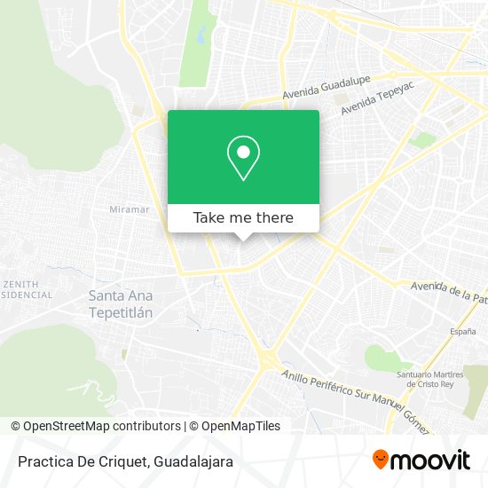 Mapa de Practica De Criquet