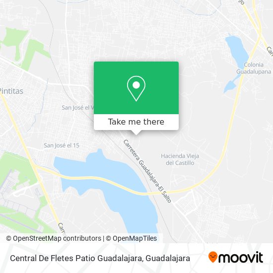 Mapa de Central De Fletes Patio Guadalajara