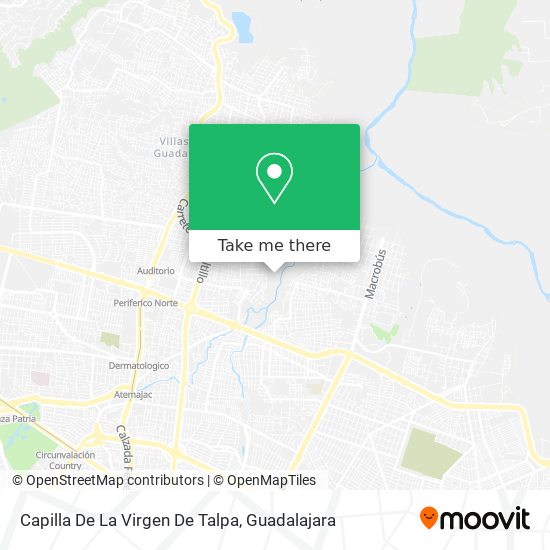 Capilla De La Virgen De Talpa map