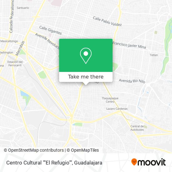 Centro Cultural ""El Refugio"" map
