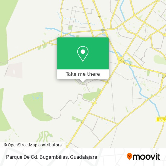 Parque De Cd. Bugambilias map