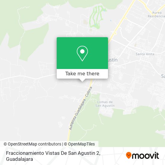 Mapa de Fraccionamiento Vistas De San Agustin 2