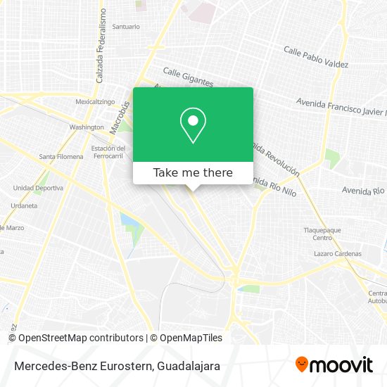 Mapa de Mercedes-Benz Eurostern