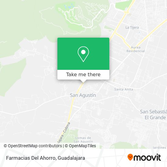 Mapa de Farmacias Del Ahorro