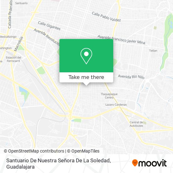 Santuario De Nuestra Señora De La Soledad map