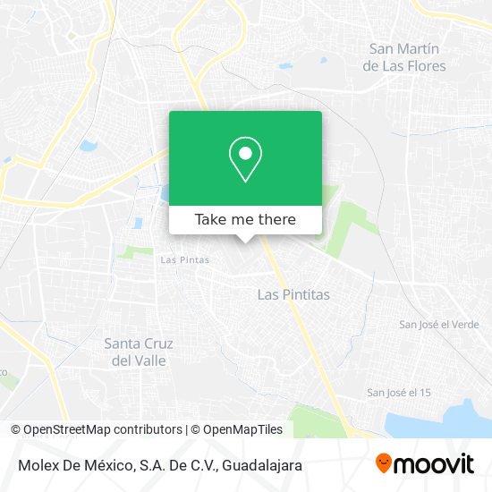 Molex De México, S.A. De C.V. map