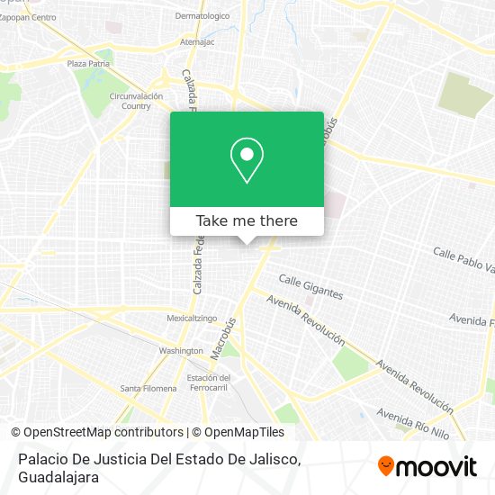 Palacio De Justicia Del Estado De Jalisco map