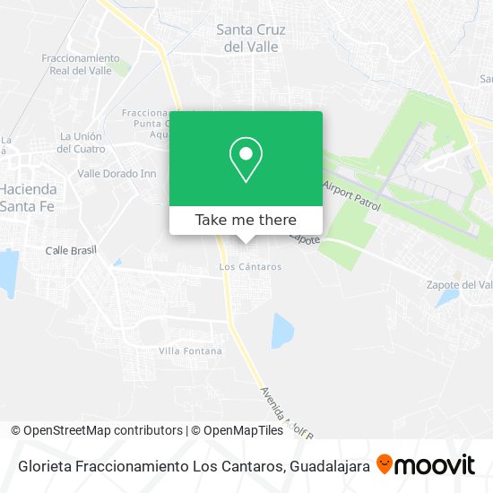 Mapa de Glorieta Fraccionamiento Los Cantaros