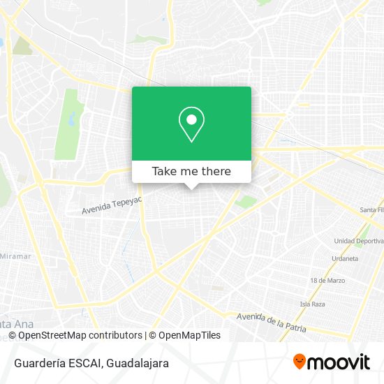 Guardería ESCAI map