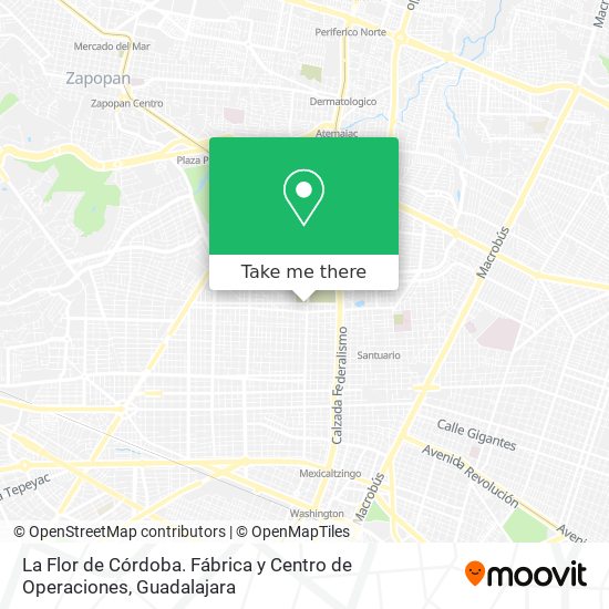 La Flor de Córdoba. Fábrica y Centro de Operaciones map