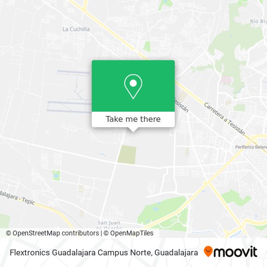 Flextronics Guadalajara Campus Norte map