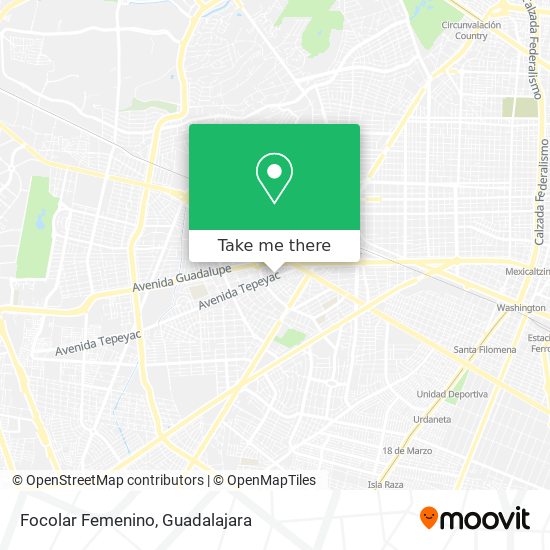 Focolar Femenino map