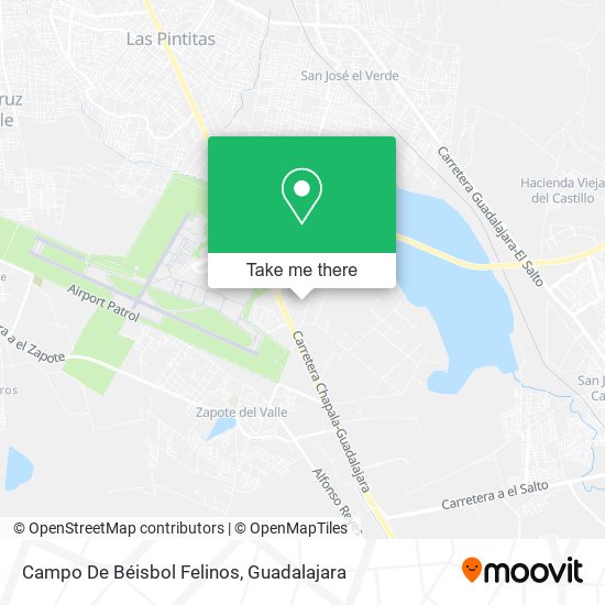 Mapa de Campo De Béisbol Felinos