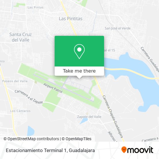 Mapa de Estacionamiento Terminal 1