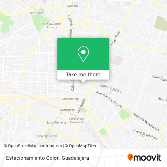 Mapa de Estacionamiento Colon