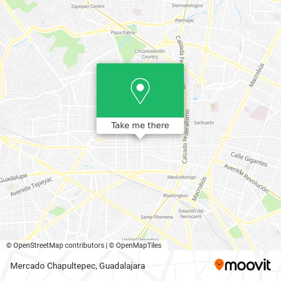 Mercado Chapultepec map