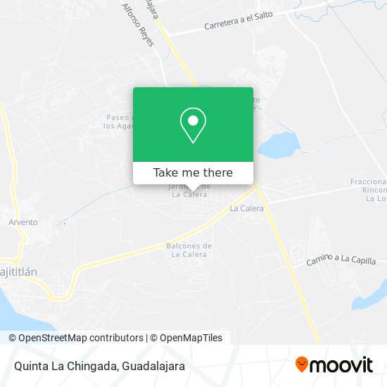 Quinta La Chingada map