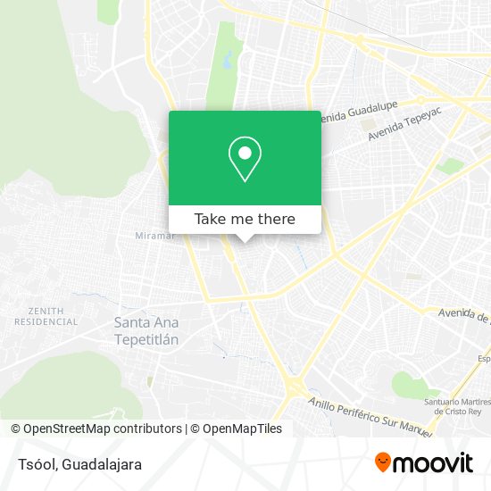 Mapa de Tsóol
