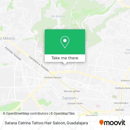 Satana Catrina Tattoo Hair Saloon map