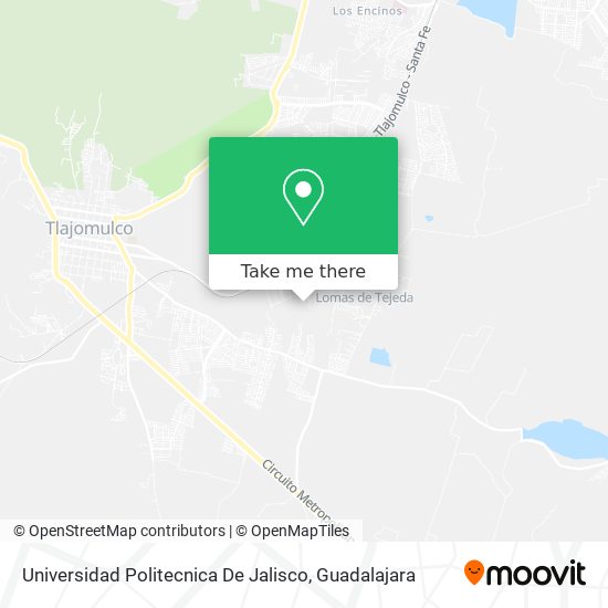 Universidad Politecnica De Jalisco map