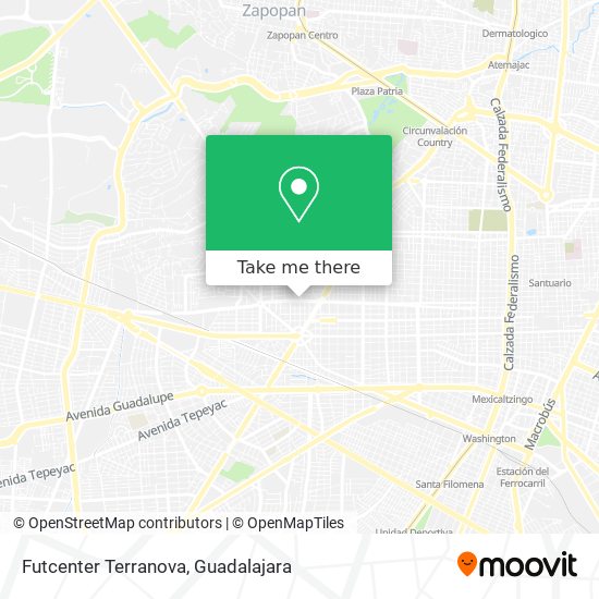 Futcenter Terranova map