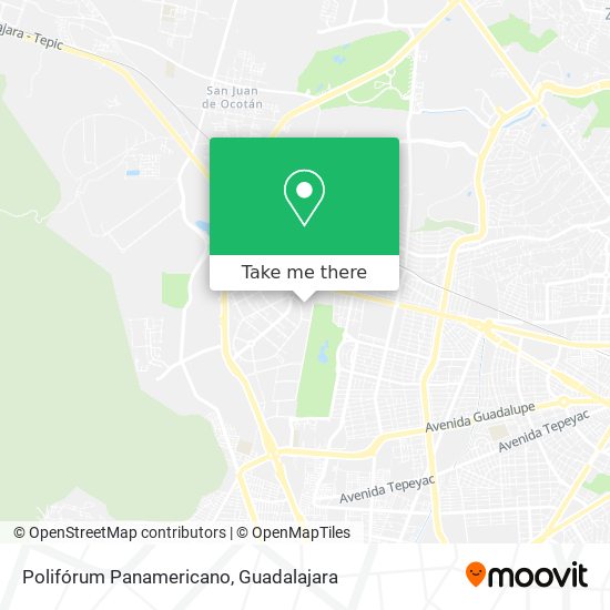 Mapa de Polifórum Panamericano