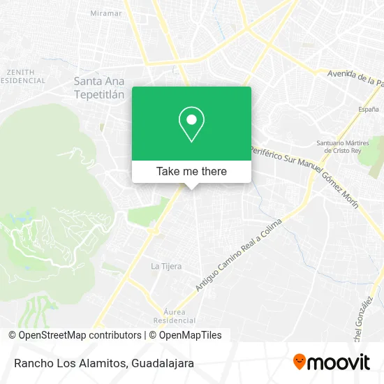 Rancho Los Alamitos map