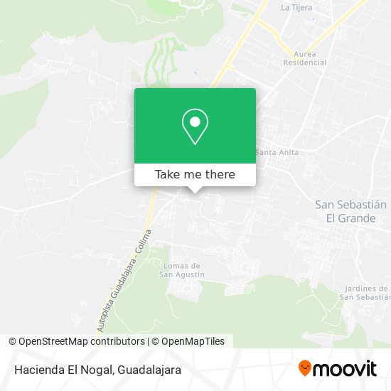 Mapa de Hacienda El Nogal