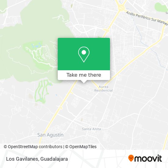 Los Gavilanes map