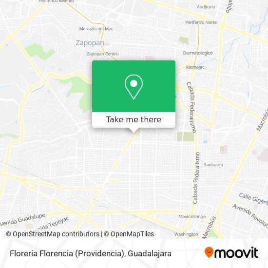 Floreria Florencia (Providencia) map