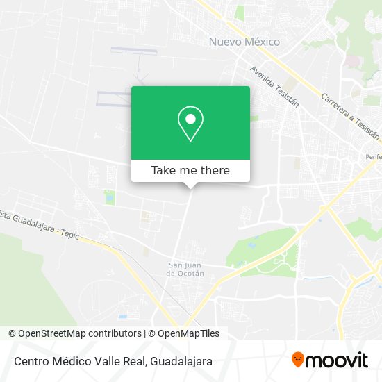 Mapa de Centro Médico Valle Real