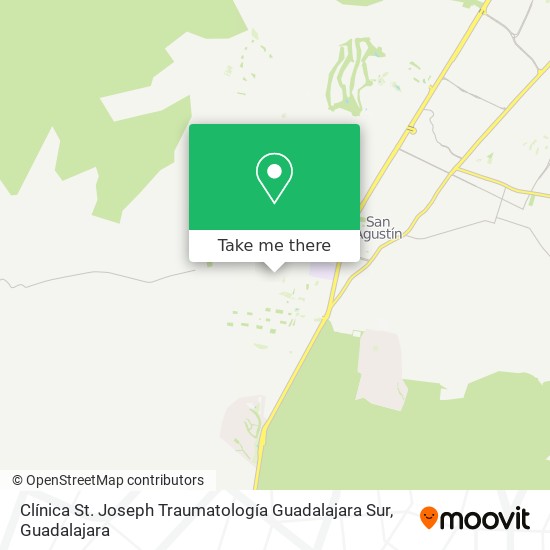 Clínica St. Joseph Traumatología Guadalajara Sur map