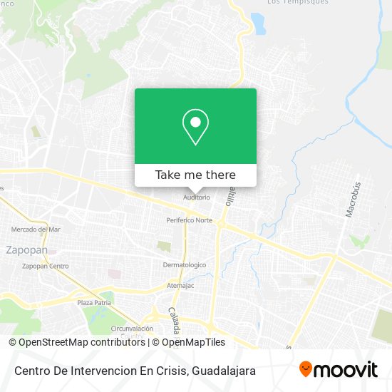 Centro De Intervencion En Crisis map