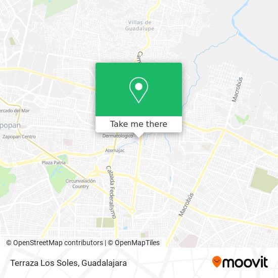 Mapa de Terraza Los Soles