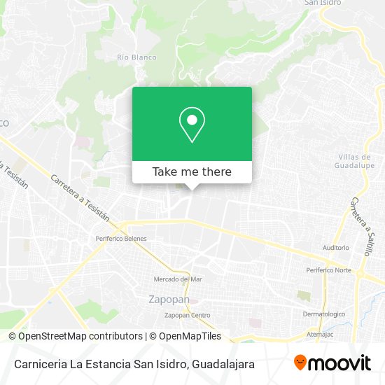 Carniceria La Estancia San Isidro map