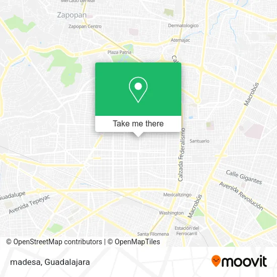 madesa map