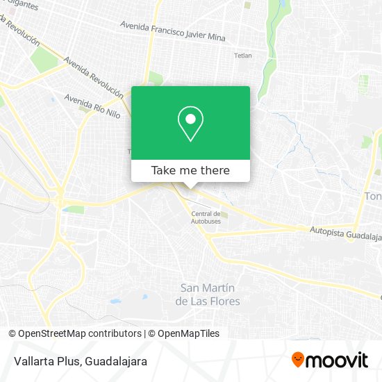 Vallarta Plus map