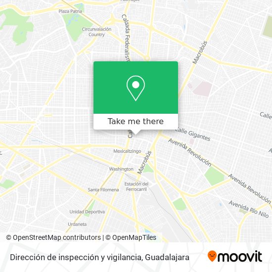 Dirección de inspección y vigilancia map