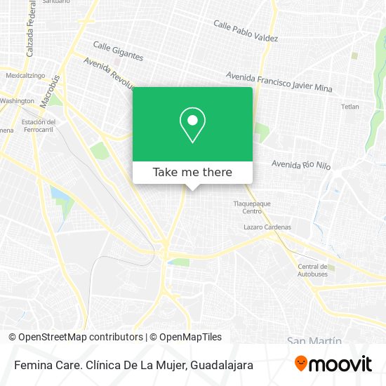 Femina Care. Clínica De La Mujer map