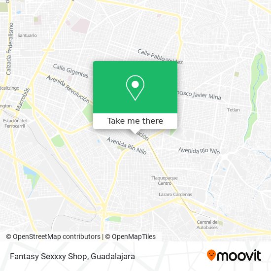 Mapa de Fantasy Sexxxy Shop