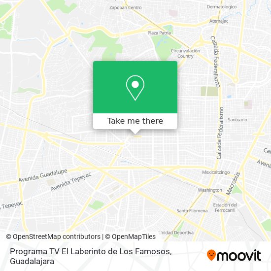 Mapa de Programa TV  El Laberinto de Los Famosos