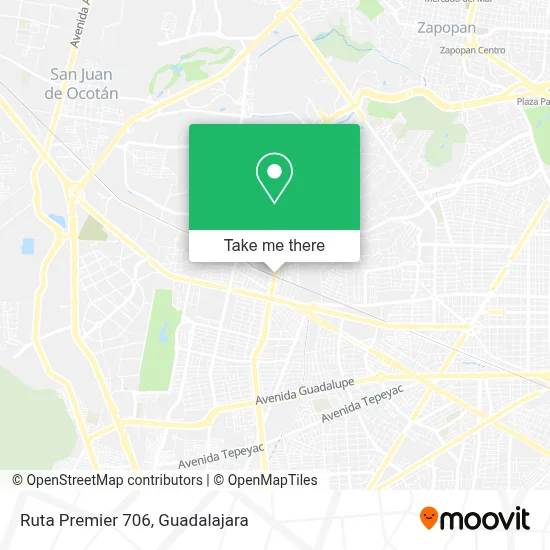 Ruta Premier 706 map