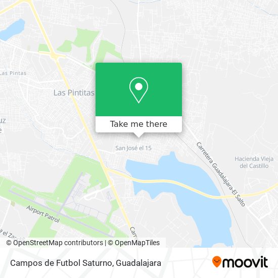 Campos de Futbol Saturno map