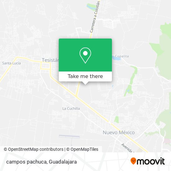 Mapa de campos pachuca