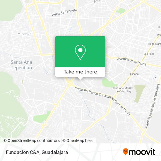 Mapa de Fundacion C&A